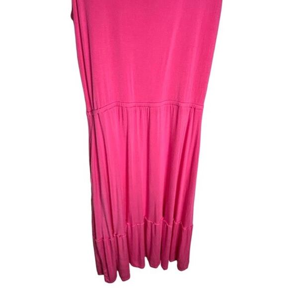 Jason Wu Pink Sundress Size Medium Midi Sleeveless Pockets Scoop Neck - Picture 5 of 10